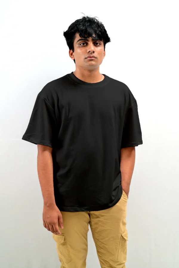 Plain Black Oversized T-shirt