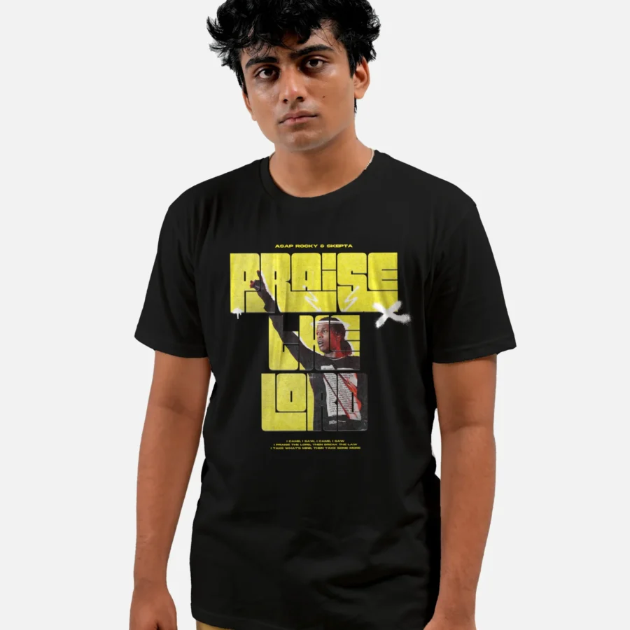 ASAP ROCKY 'PRAISE THE LORD' T-SHIRT