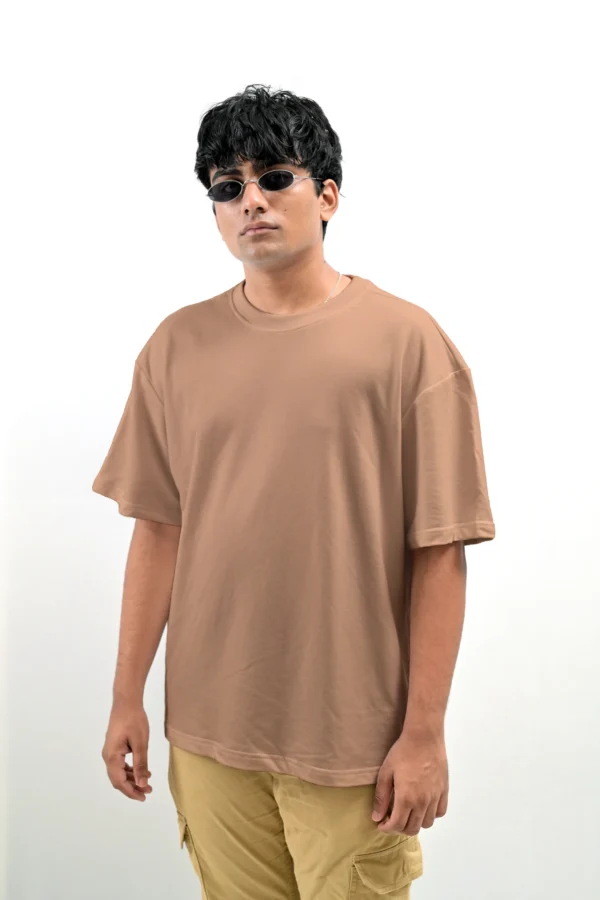 Solid Peach Oversized t-shirt