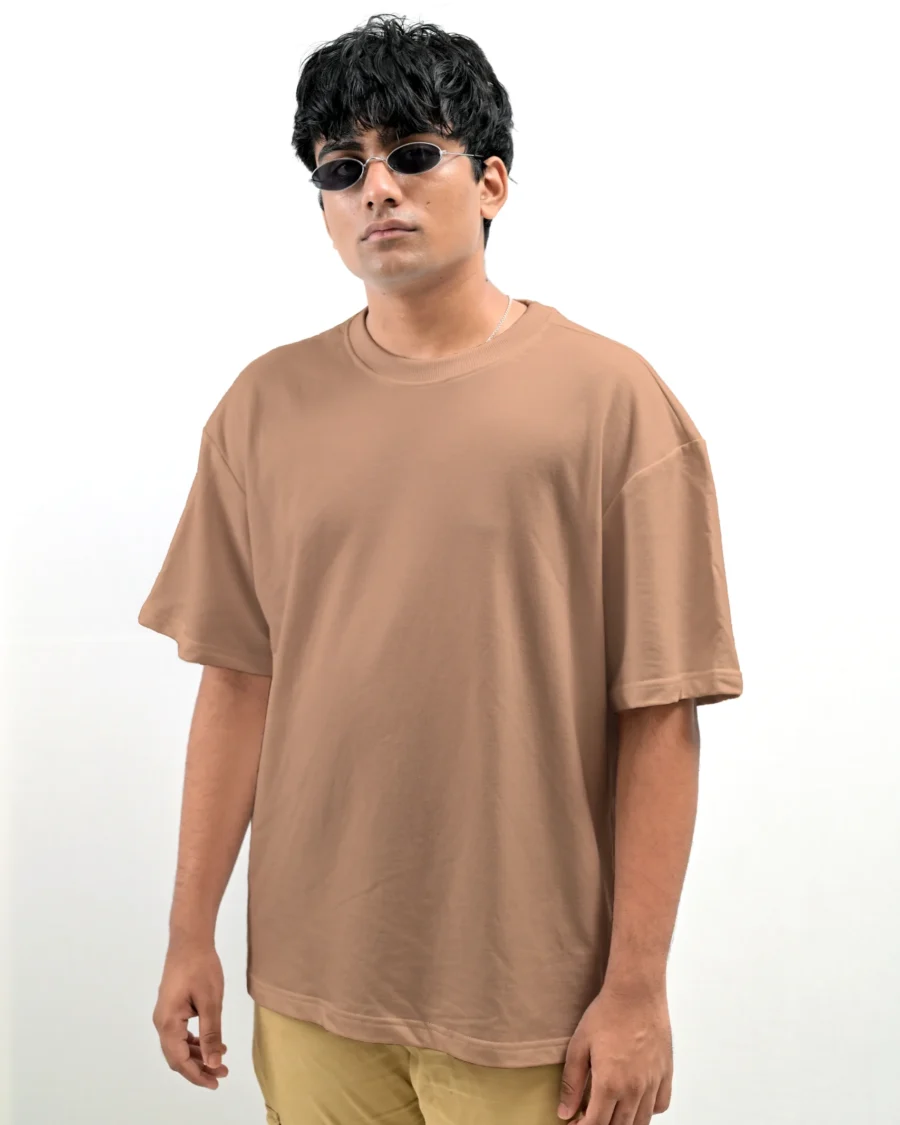 Solid Peach Oversized t-shirt