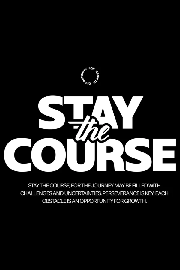 Stay the course Oversized Tee - Image 3